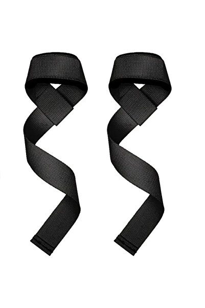 Choice4 S BLACK Weightlifting Wrist Straps Strength Training Adjustable Non-s...