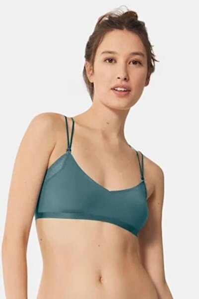 SLOGGI Sutien, Top tip S Silhouette, verde închis, M