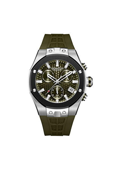 Quantum Men's Analog Khaki Dial Watch - HNG1230.370