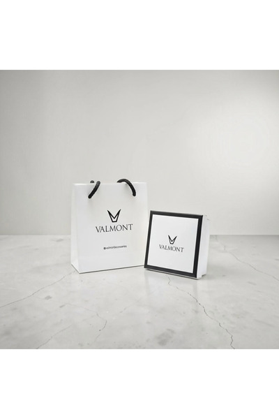 Valmont سوار رجالي فاخر ذو مظهر هندسي باللون الأزرق الداكن من الهيماتيت
