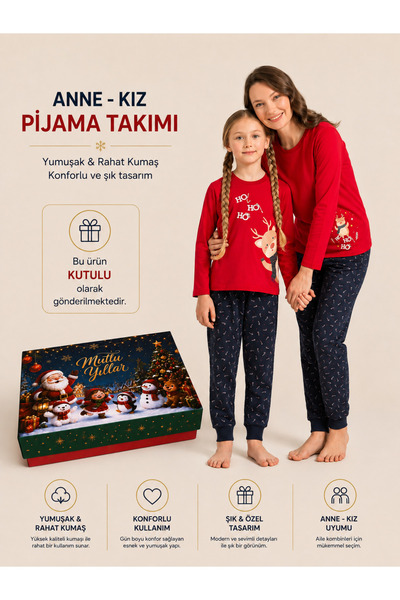 Rolypoly Anne Baba Kız Çocuk Erkek Çocuk Aile Yeni Yıl Yılbaşı HOHOHO Kutulu ...