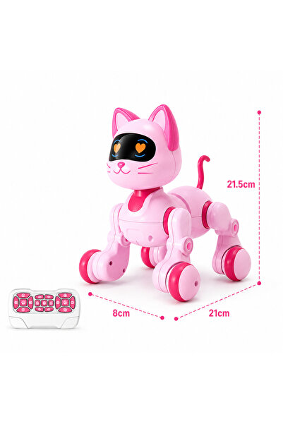 jolvyn Robot Kedi Uzaktan Kumandalı 30 Fonksiyon Akıllı Interaktif Öğretici R...