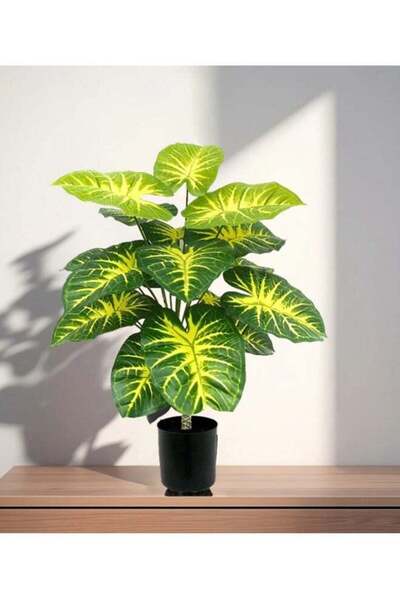 DRAMA HOME Artificial Tree for Indoor Spaces, UV-Resistant Artificial Green P...