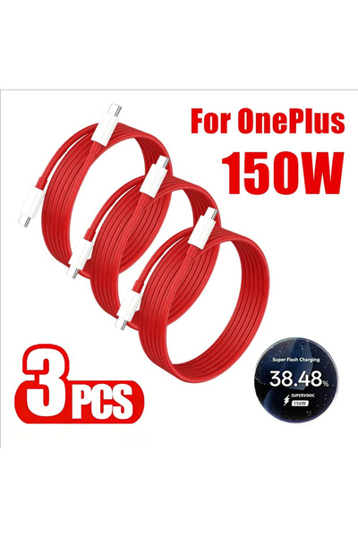 Choice 1.5m 3PCS 3PCS 150W USB-C Super Fast Charge Type C Cable For 9 9R 10 P...