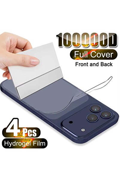 Choice1 4Pcs Back Film iPhone 16 Pro Max 4Pcs Hydrogel Film For iPhone 17 16 ...