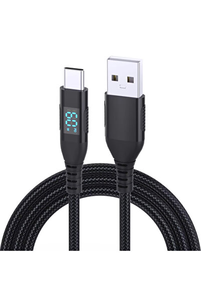 Choice7 3m Black A To C 60W 100W Type C Cable Fast Charging Phone Charger Dat...