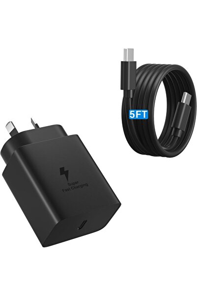 Choice black 1Cherger 1Cable Australian Standard Charger 45W USB-C Fast Charg...