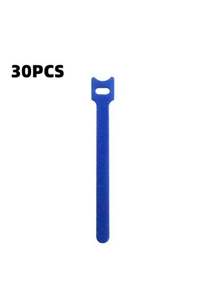 Choice10 30PCS Blue 10/30/50pcs Multi-Purpose Fastener Cable Straps Tape Cabl...