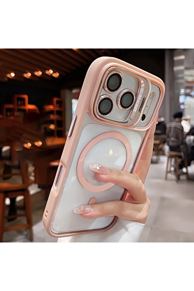 Choice29 iPhone 16 Pro Pink Luxury for Magsafe Magnetic Attraction Bracket Ca...