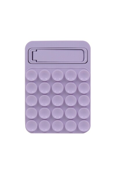 Choice1 1pc-purple Silicone Adsorption Phone Holder Mirror Shower Phone Holde...
