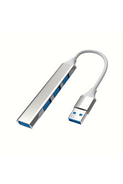 Choice1 Beige 4 Port Multi Splitter Type C HUB USB Adapter OTG For Macbook 13...