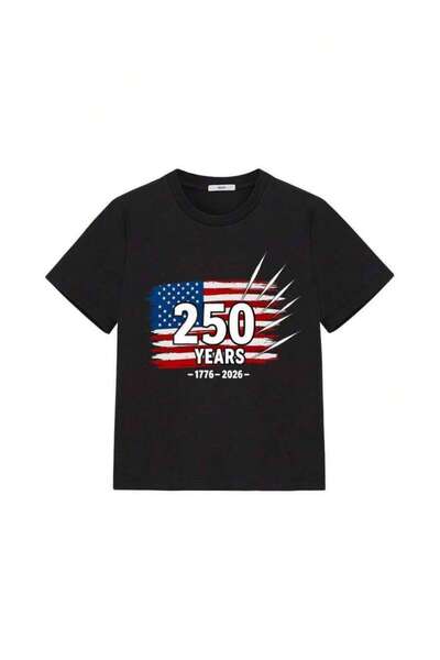 9JY July 4th Commemorative T-Shirt Men - 1776-2026 America 250th Anniversary,...