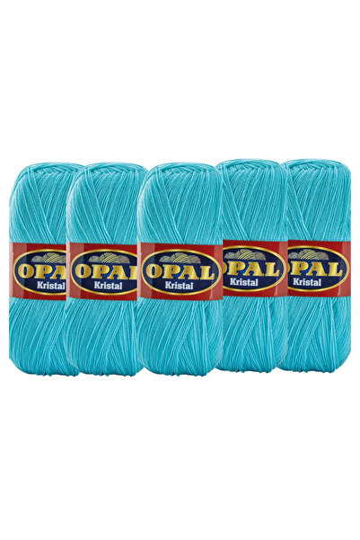OPAL Kristal Fiber Yarn 5-Pack 100 Gr 450 Mt – Bath Fiber, Scrubbing Cloth an...