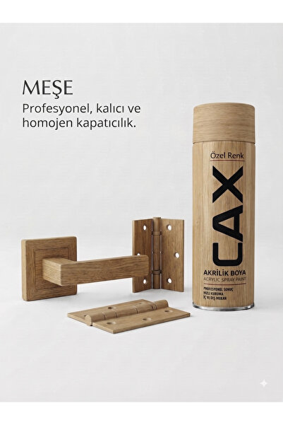caxcolors CAX Akrilik Sprey Boya - Kapı Kolları Ve Menteşeler İçin Özel Renk ...