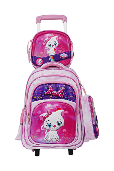 PARAJOHN Para John KiddoKit 3-in-1 Kids Trolley School Bag Set – 18 inch Roll...