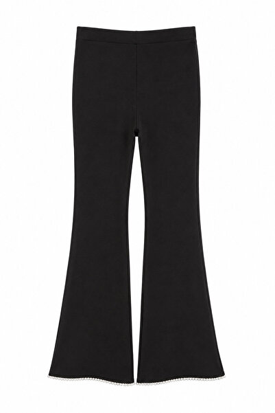 Özge Özgenç Pearl-Trimmed Leggings Pants