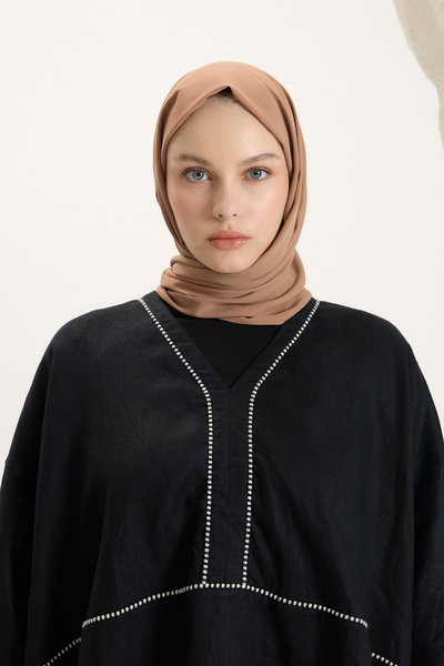 Qef Daily Krep Şal Camel