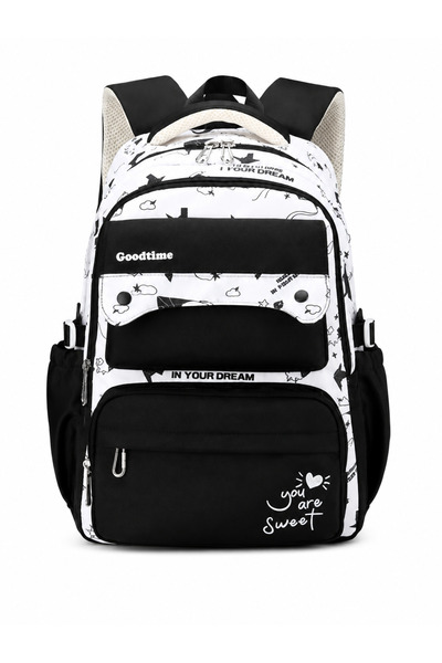 DEV 3 ADAM Black Multi-Compartment Waterproof Backpack with 15.6 Inch Laptop ...