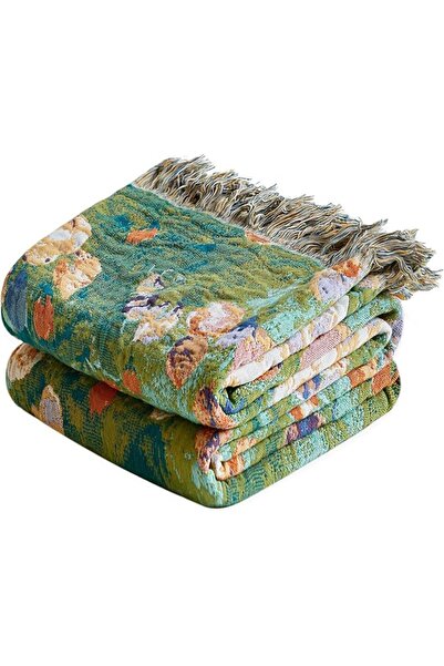 GENERAL MSGKV Boho Throw Blanket 100% Cotton Blankets for Bed Couch 60'x80', ...