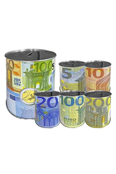 OEM Κουμπαράς Μεταλλικός Ευρώ 12x11,5cm Homie 116786
