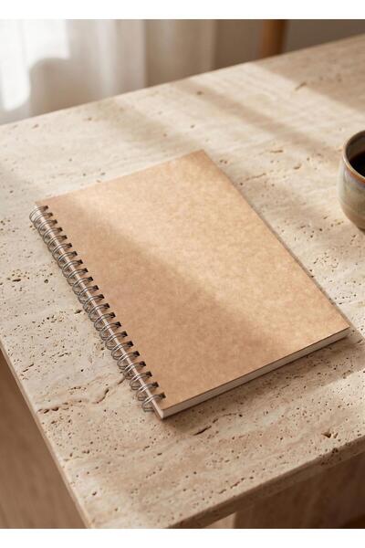 The Mia Checkered Spiral Notebook A5 21 X 15 cm