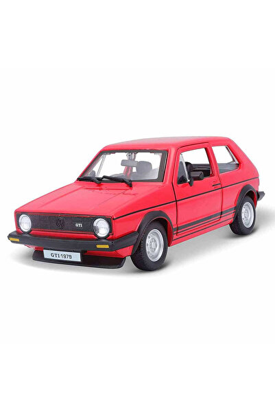 BBURAGO 1:24 Volkswagen Golf Mk1 Gti 1979 Red Model Car |   3+ Years Old |   ...
