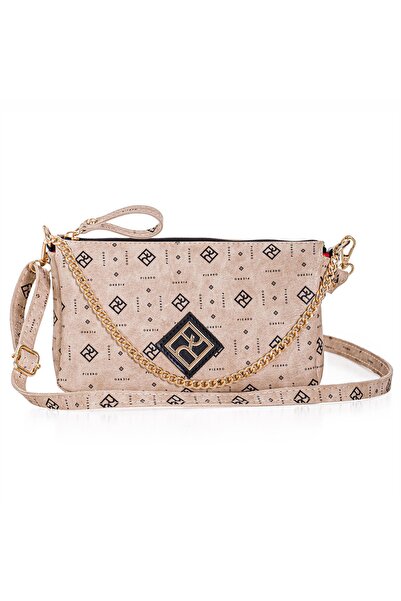 Pierro Accessories Γυναικεία Τσάντα Χιαστί Venus Monogram σε Χρώμα Πούρου 907...
