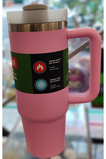 bundle island Glbx 900ml Stainless Steel Thermos Flask Water Bottle with Stra...