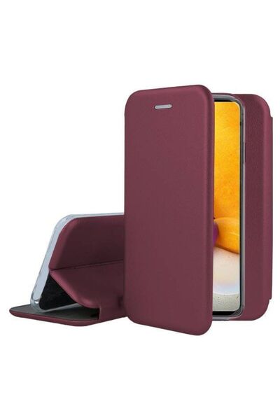 OEM Smart Diva Θήκη Βιβλίο με Λειτουργία Βάσης - Μπορντό (Xiaomi Redmi Note 1...