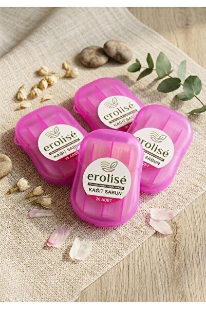 erolisé Paper Soap 4 Boxes 80 Washes