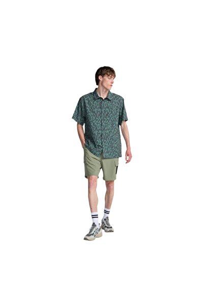 BİLLABONG Men's Green Surftrek Elastic Cargo Shorts Ebyws00136-Glw0