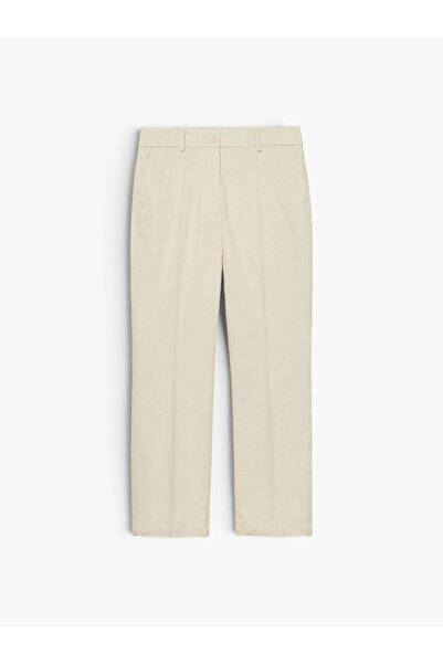 Sisley Kadın Streç Pamuklu Normal Bel Straight Fit Pantolon 325P4ENMLE02X-SIS26J