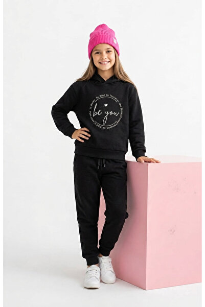 Juniors Set de top și pantaloni pentru fete, cu imprimeu, de sezon