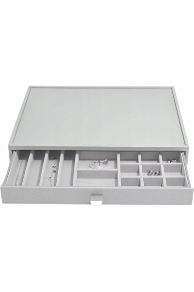 STACKERS Organizator de bijuterii cu sertar (gri) Supersize