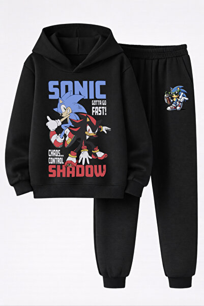 MAGORS Sonic the Hedgehog Printed 3-Yarn Quality Soft Texture Sweatshirt and ...