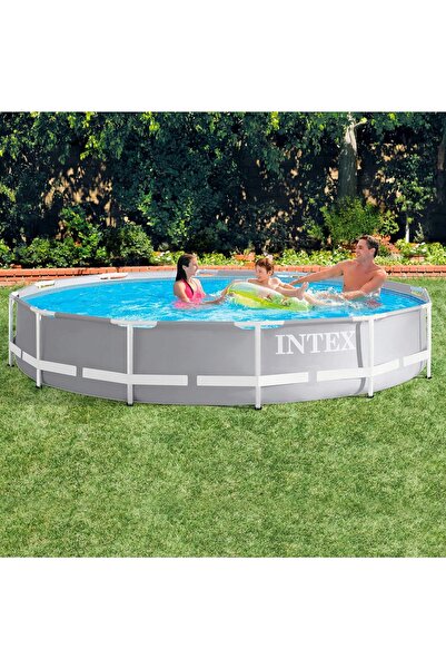 Intex Piscină de grădină cu cadru Prism 366 x 76 cm 6 în 1 26710