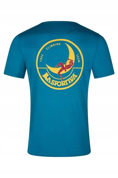 La Sportiva Tricou bărbătesc Alpinism pe Lună, albastru, m