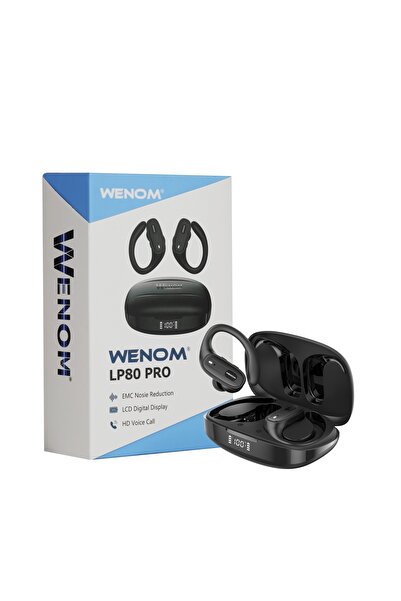 NO BRAND Căști wireless Wenom Bluetooth 5.3 cu bas puternic