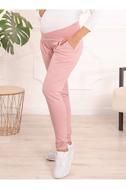 NO BRAND Pantaloni tricotați pentru gravide M