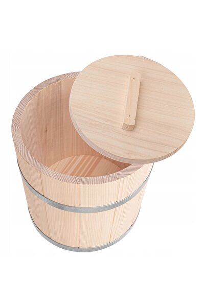 NO BRAND CABBAGE CANSERER 5L LEMN CAVARES OALĂ SOLIDĂ NATURALĂ