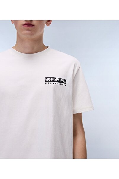 NO BRAND Tricou bărbătesc cu guler rotund Napapijri mărimea M