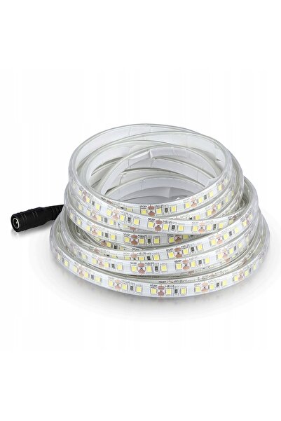 NO BRAND Bandă LED ermetică de 5m, IP65, 4000K, 8W/M