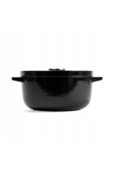Kitchenaid Caserolă din fontă cu capac 22cm 3l emailată pentru inducție