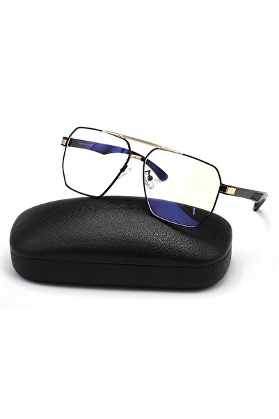 NO BRAND Ochelari de calculator pentru bărbați, fără dioptrii, anti-lumină al...