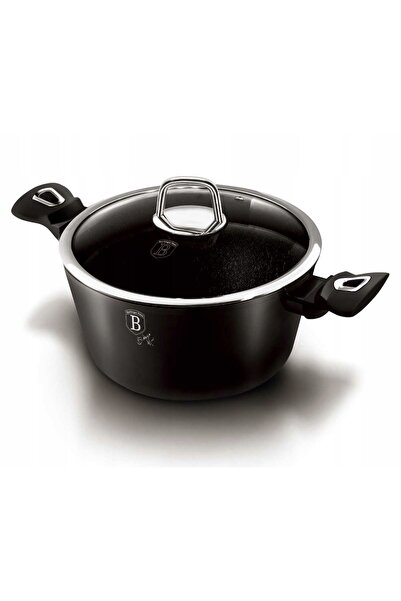 Berlinger Haus Vas tradițional cu capac 2,5L, Colecția Negru Argintiu BH-1851