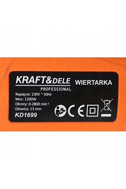 Kraft&dele Bormașină electrică 230V 1200W 13mm 0-2880min