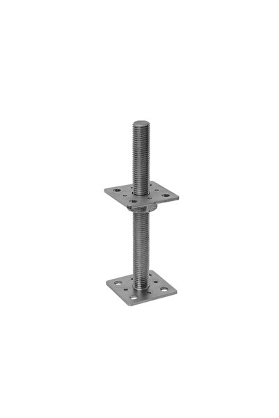 NO BRAND Bază reglabilă pentru stâlp 160x160x250 cu bară filetată