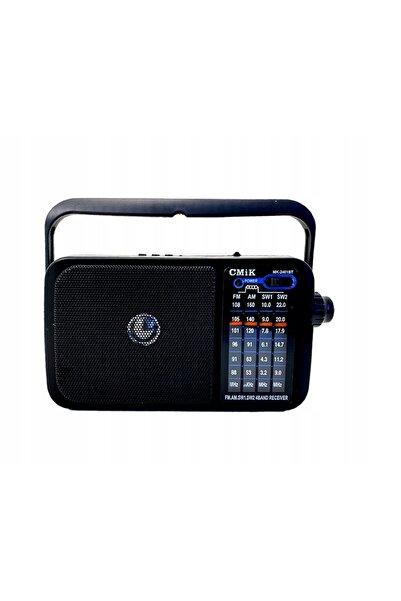 NO BRAND Radio de bucătărie turistic AM/FM, Bluetooth, MP3, USB, SD, Baterie ...
