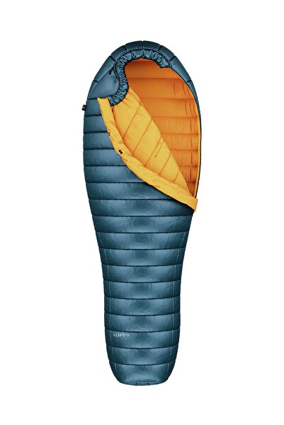 NO BRAND Sac de dormit cu puf Hannah Loft 250 (185 cm) – albastru legion, stânga