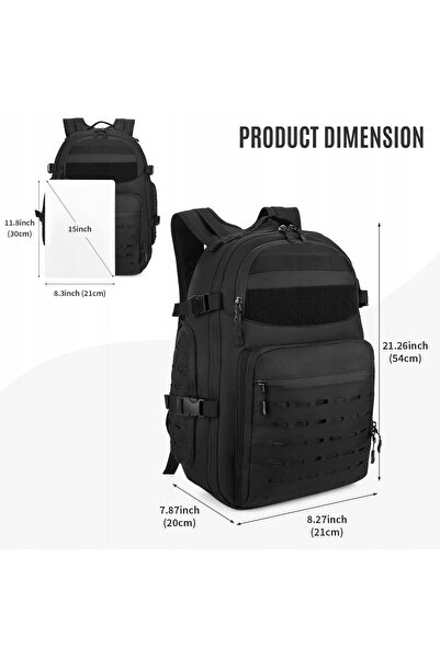 NO BRAND Rucsac ergonomic turistic tactic Leefrei